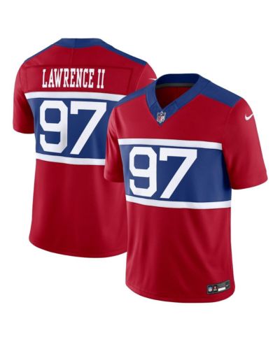 Nike Мужская джерси Dexter Lawrence II Century Red New York Giants Alternate Vapor F.U.S.E. Limited