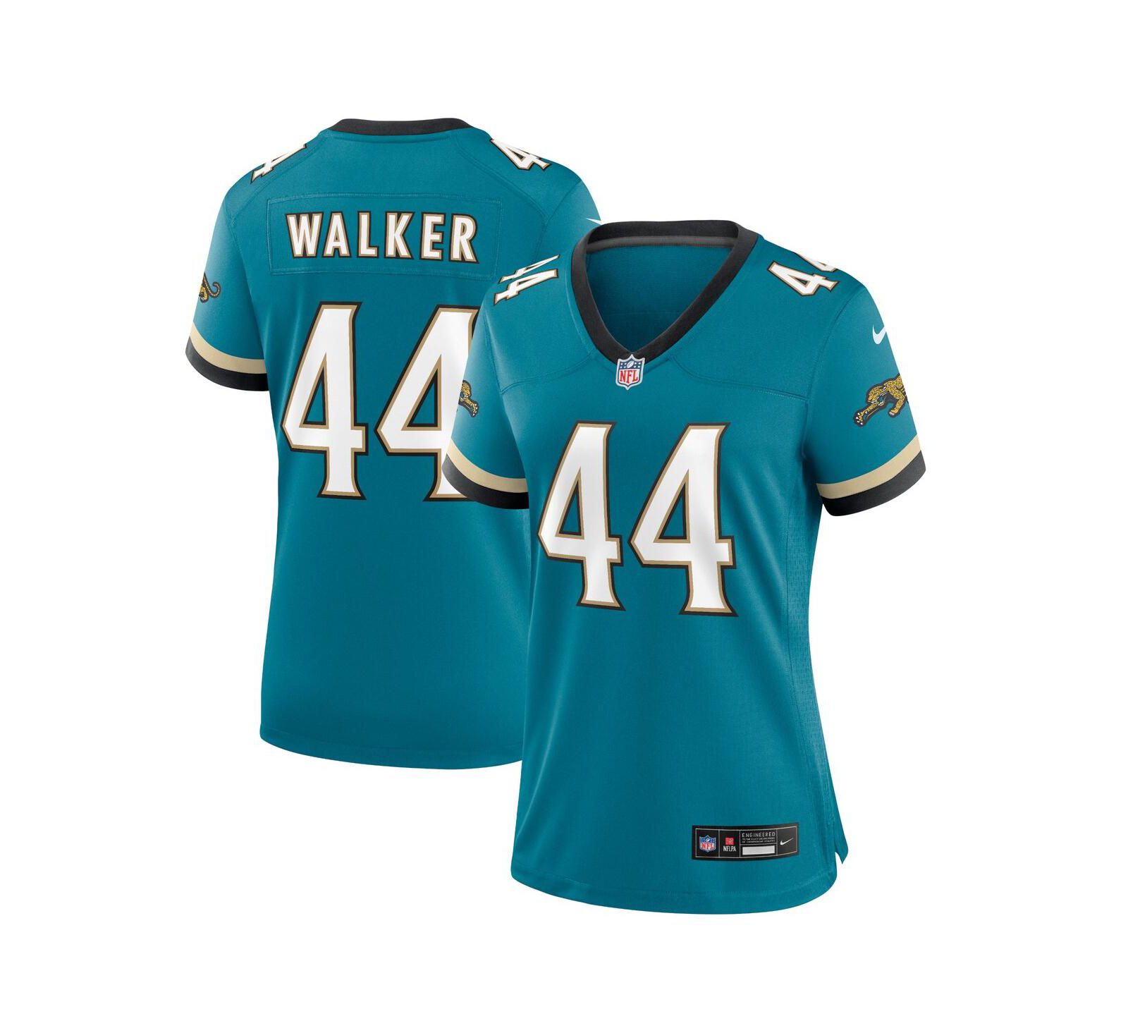 Nike Women's Travon Walker Teal Jacksonville Jaguars Prowler Throwback Game Jersey