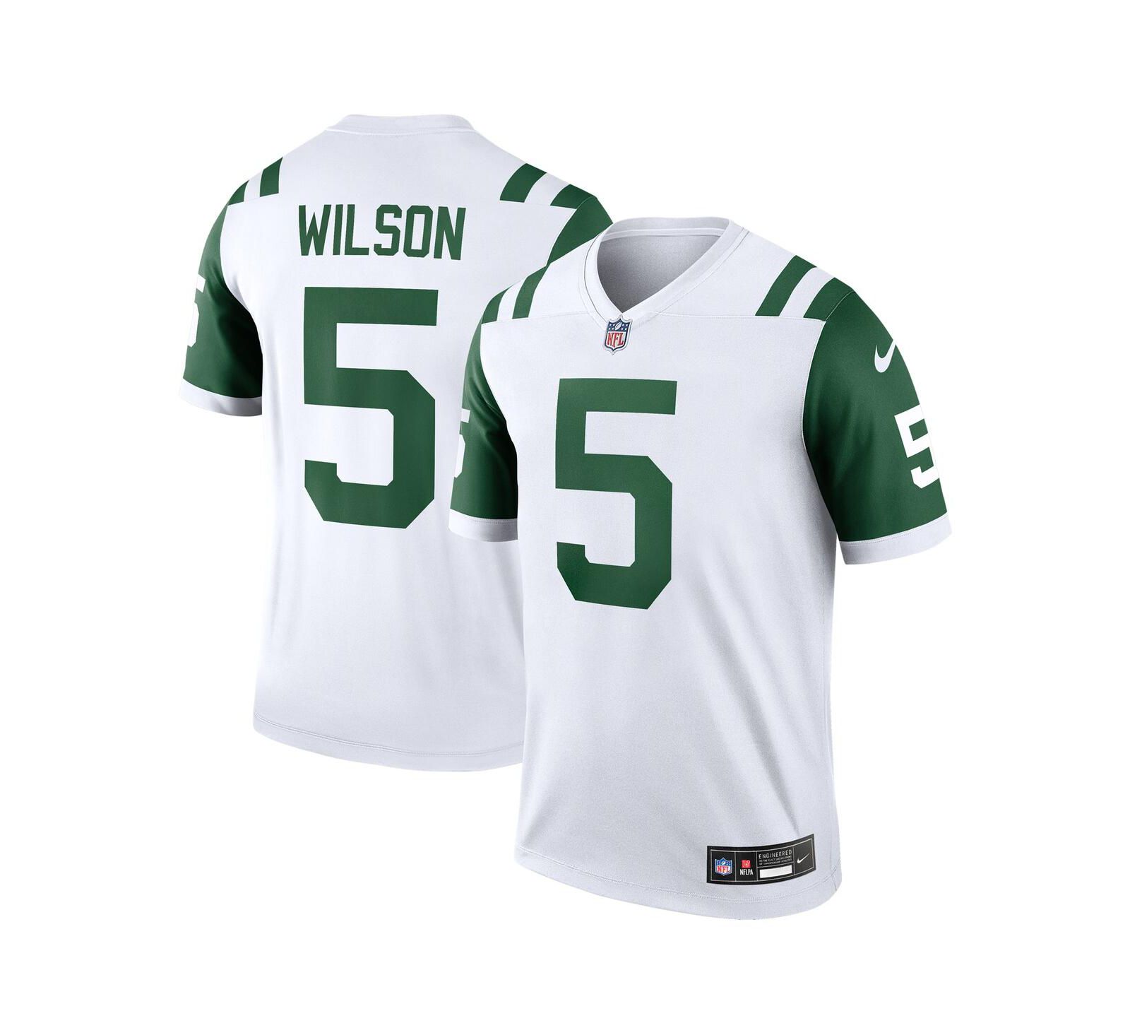Джерси Nike Men's Garrett Wilson New York Jets Classic Alternate Legend
