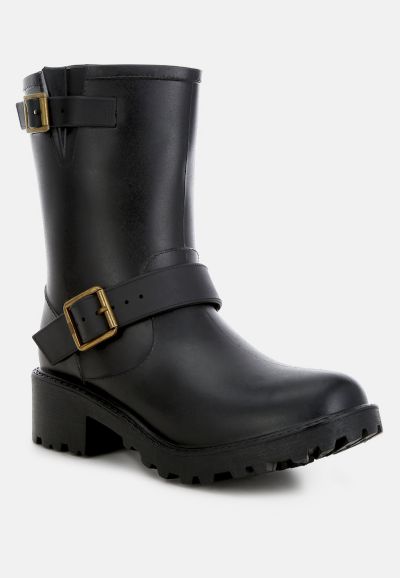 Женские сапоги London Rag Womens Anong Harness Detail Calf Boots