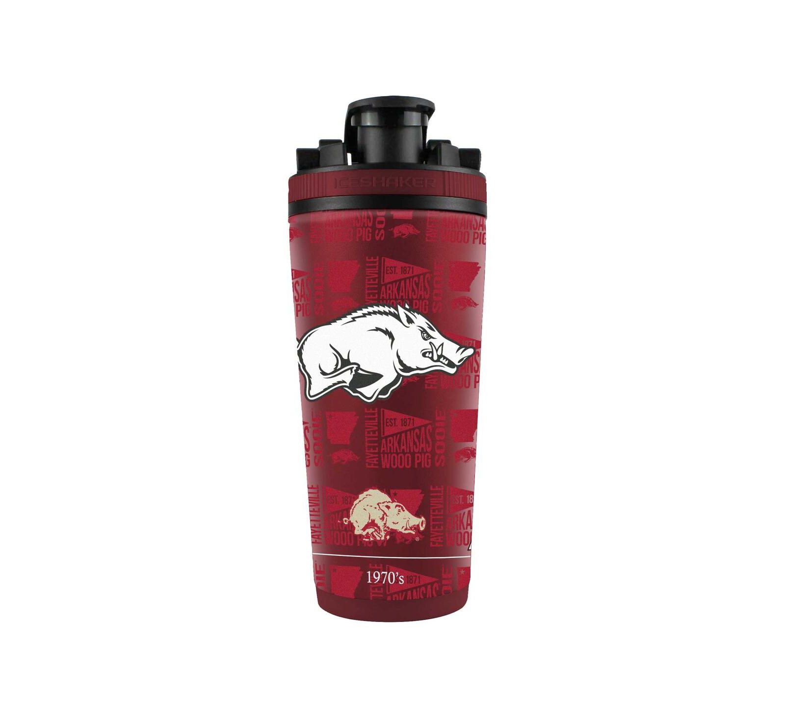 Ice Shaker WinCraft Arkansas Razorbacks бутылка из нержавеющей стали 26oz.