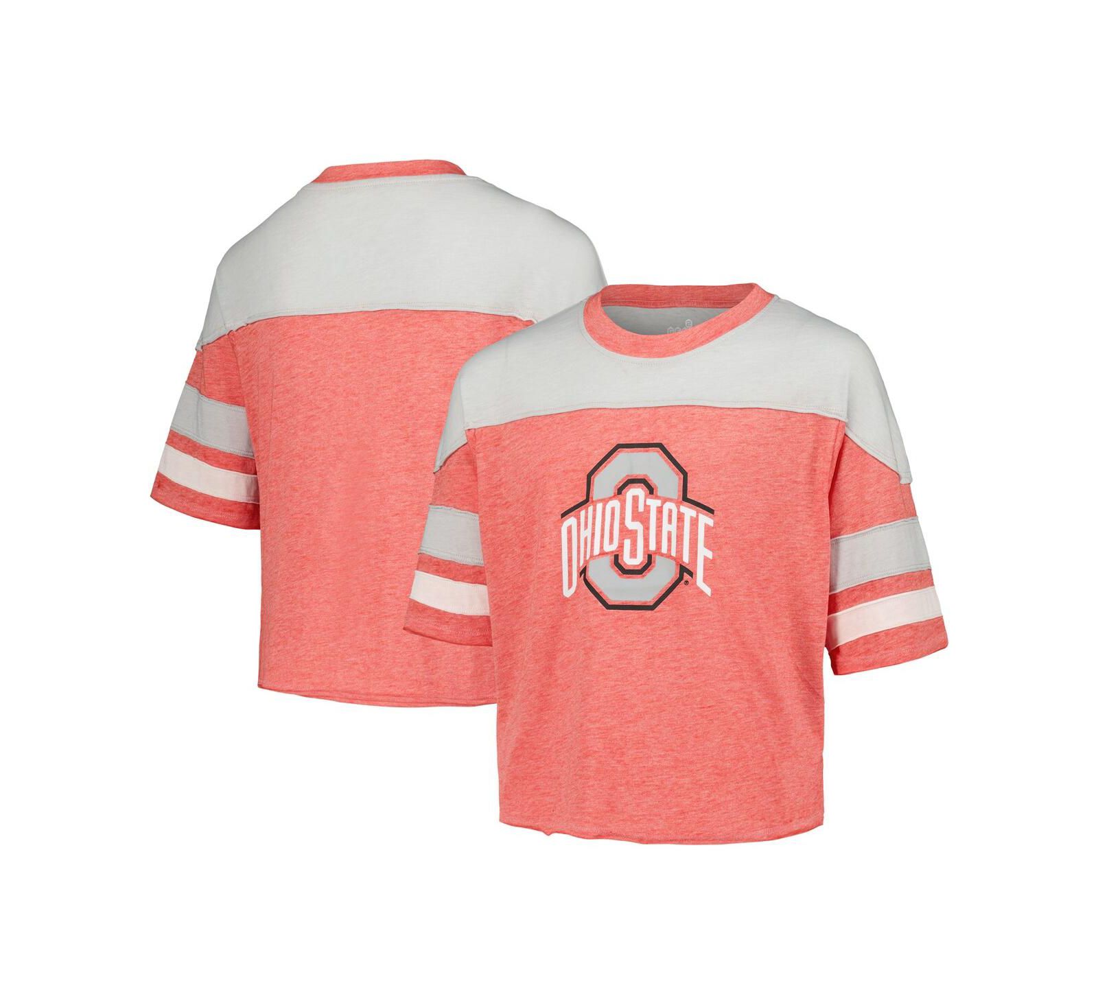 Футболка-джерси Outerstuff для Girls, Scarlet Ohio State Buckeyes