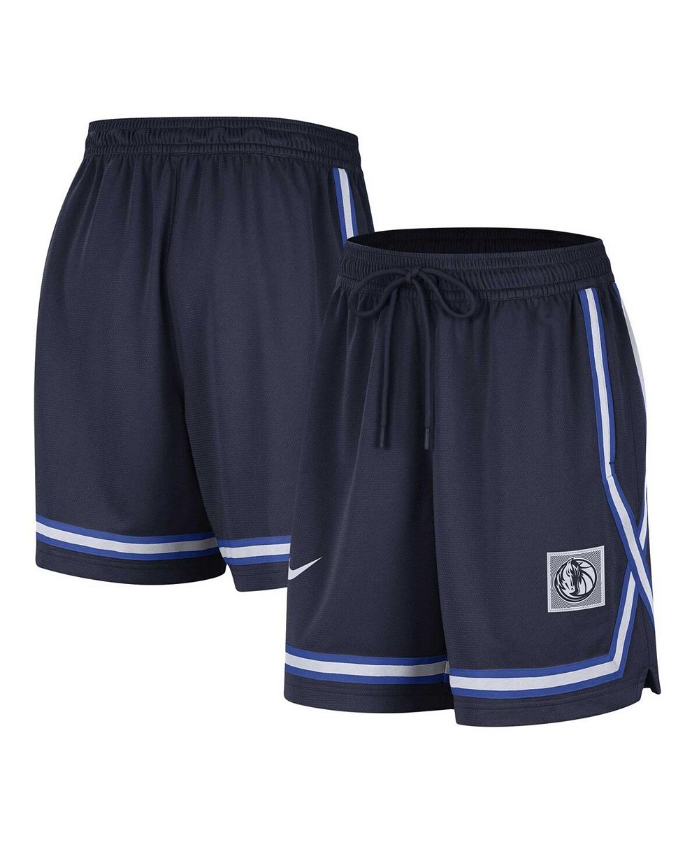 Женские шорты Nike Navy Dallas Mavericks Sideline Fly Crossover Performance