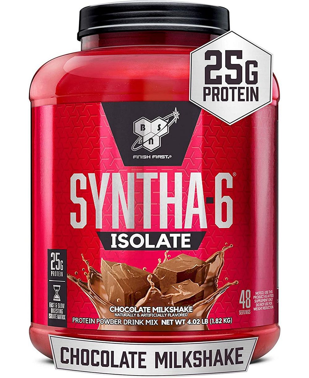 Спортивное питание BSN Syntha-6 Isolate, шоколадный коктейль, 4.02 lb, 48 порций