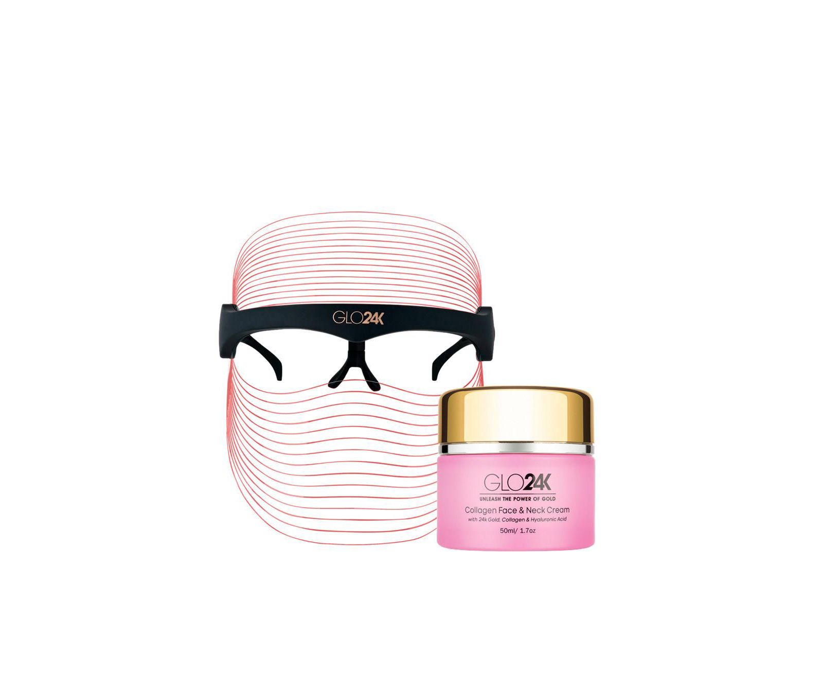 7 Color LED Beauty Mask + Collagen Cream.