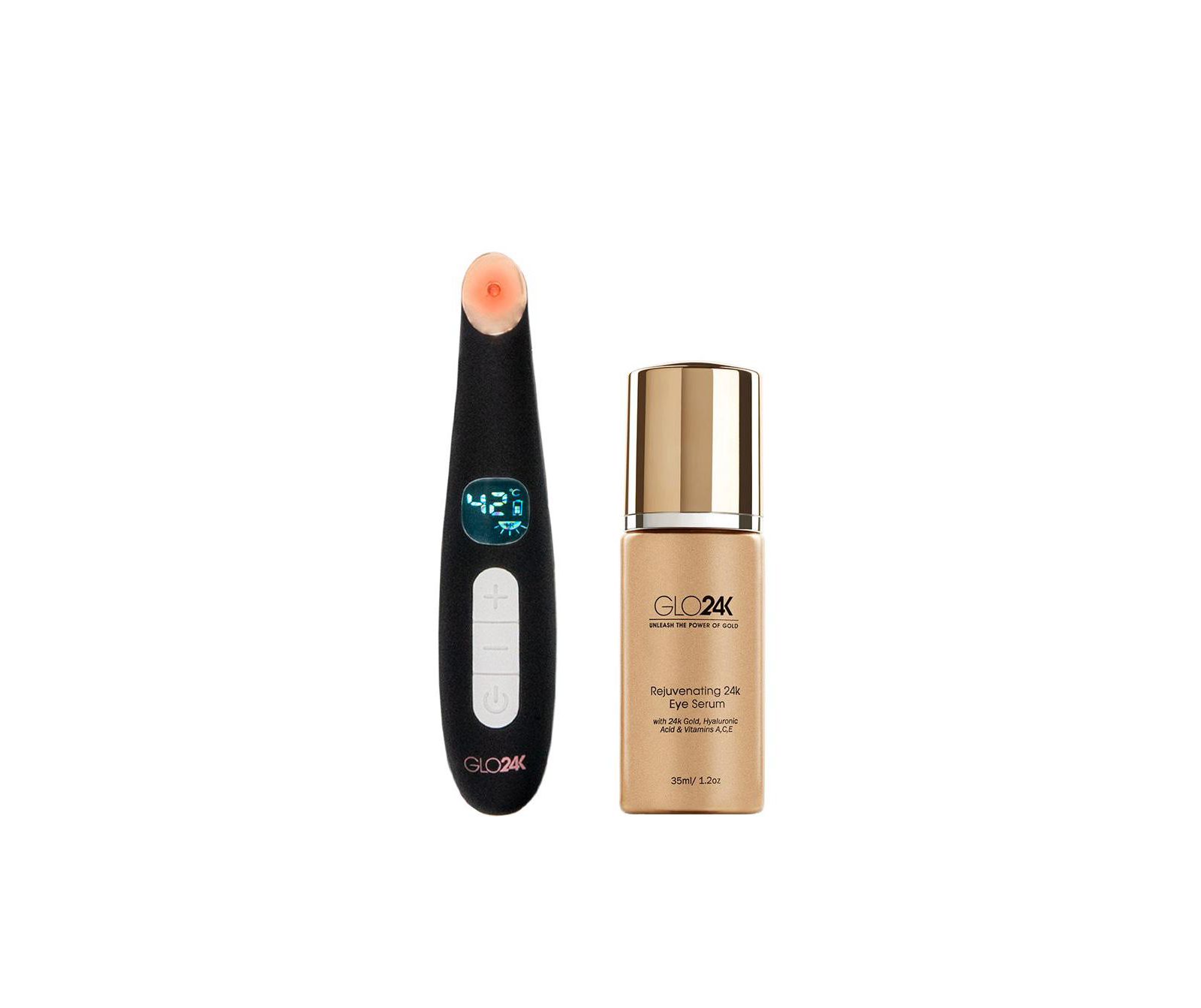 Triple Action Eye Care Therapy Wand + 24K Eye Serum