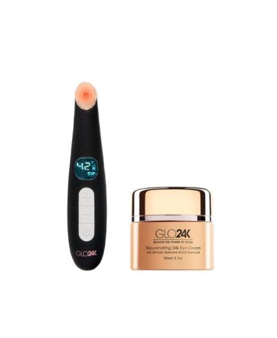 Набор для ухода за кожей вокруг глаз Triple Action Eye Care Therapy Wand + 24K Eye Cream