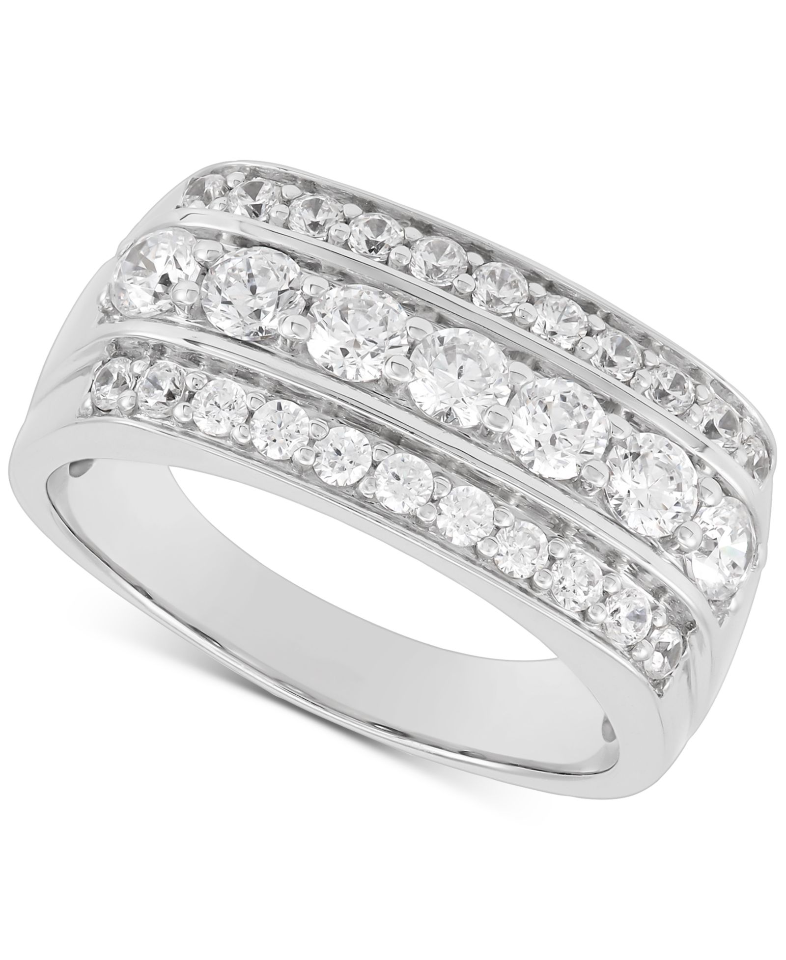 Мужское кольцо Grown With Love с лабораторным бриллиантом, 1-1/2 ct. t.w., 10k Gold