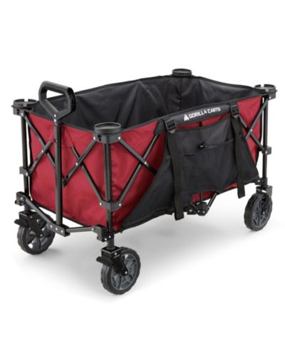 Gorilla Carts складная утилитарная тележка для пляжа, 7 Cubic Feet