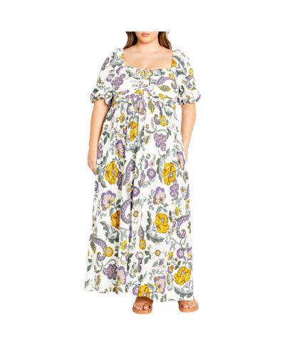 CITY CHIC Women's Ellea Maxi Dress