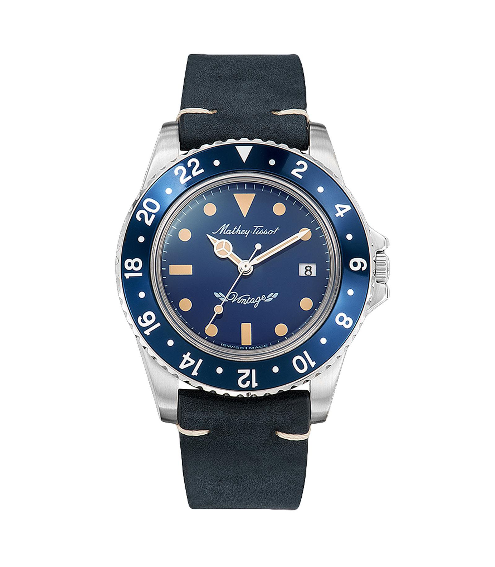 Мужские часы Mathey Tissot Vintage Blue Dial - H900ALBU
