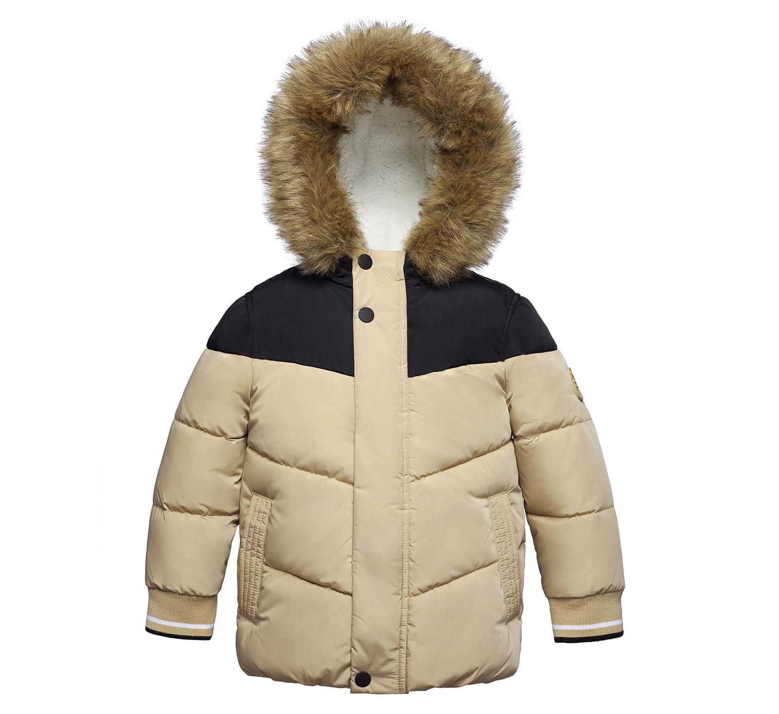 Rokka&Rolla Toddler Boys (2T-5T) Fleece Lined Puffer Jacket Coat