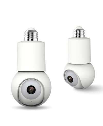 Eco4Life умная Wi-Fi камера безопасности 2K/4MP PTZ Light Bulb