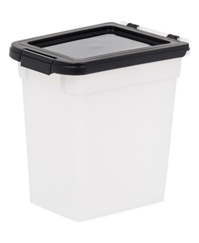 Контейнер для хранения корма для собак IRIS 10 Lbs с герметичной крышкой и защелкой, для кошек, птиц или любых других целей