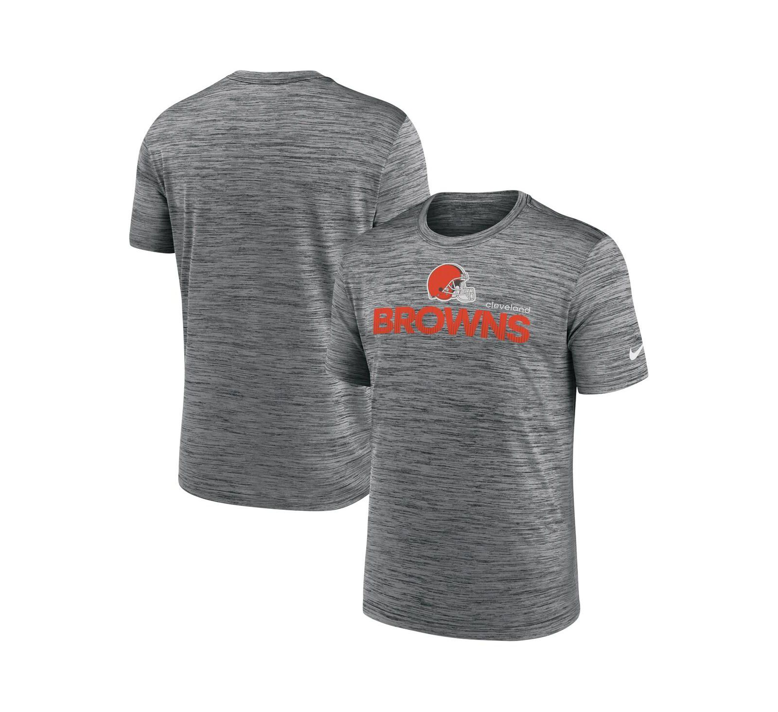 Мужская футболка Nike Cleveland Browns Blitz Velocity Modern Performance, антрацит
