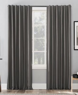 Штора Sun Zero Evelina Faux Dupioni Silk Thermal Blackout, 50" x 84"