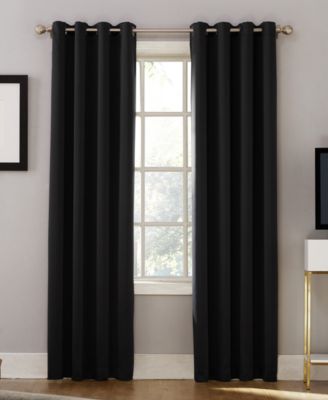 Sun Zero Oslo Blackout Grommet Curtain Panel, штора с люверсами, 100% blackout