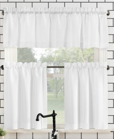 Комплект кухонных штор No. 918 Martine Microfiber Semi-Sheer