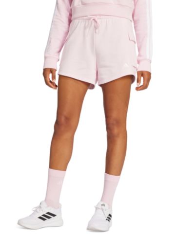 adidas Женские The Essentials Logo French Terry Cargo Shorts