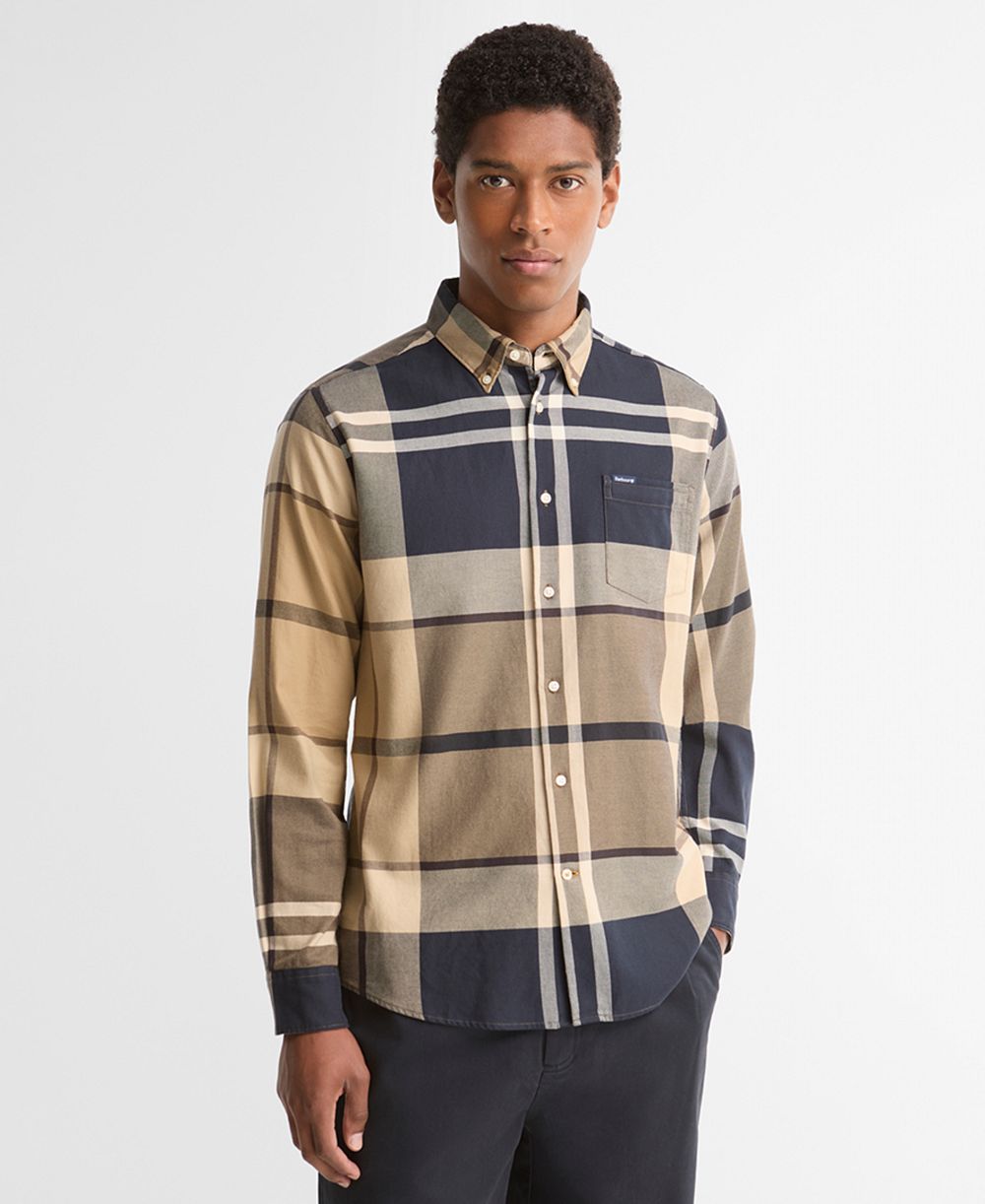 Мужская рубашка Barbour Dunoon Tailored-Fit Tartan Twill