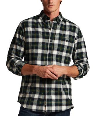 Weatherproof Vintage Men's Plaid Flannel Regular-Fit Shirt