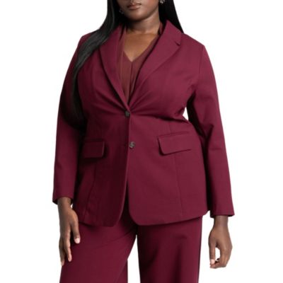 Блейзер ELOQUII Women's The Ultimate Stretch Long Two Button