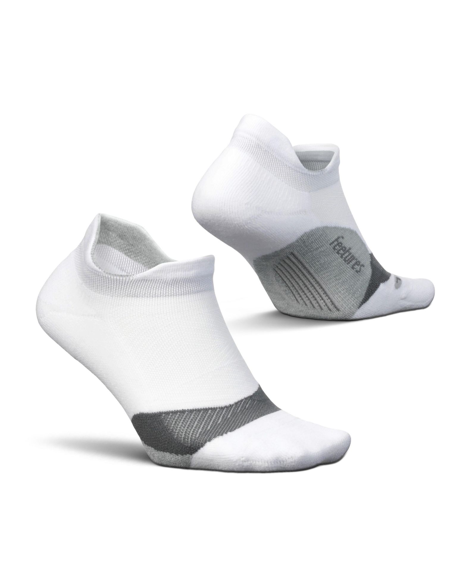 Feetures Men's Elite Light Cushion No Show Tab - Running Socks for Men & Women - Athletic Compression Socks - Moisture Wicking - Large