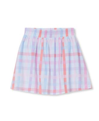Coral blush plaid