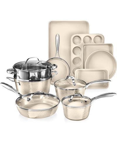 Gotham Steel Nonstick 15-Piece Cookware and Bakeware Set