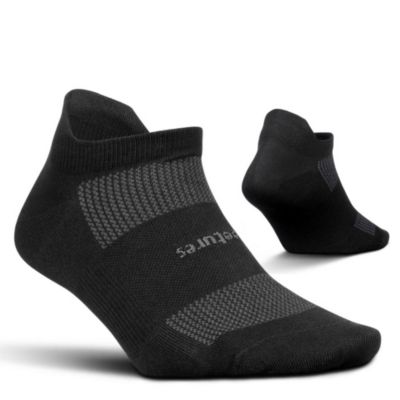 Feetures Men's High Performance Ultra Light Ankle Sock - No Show Socks for Women and Men with Heel Tab