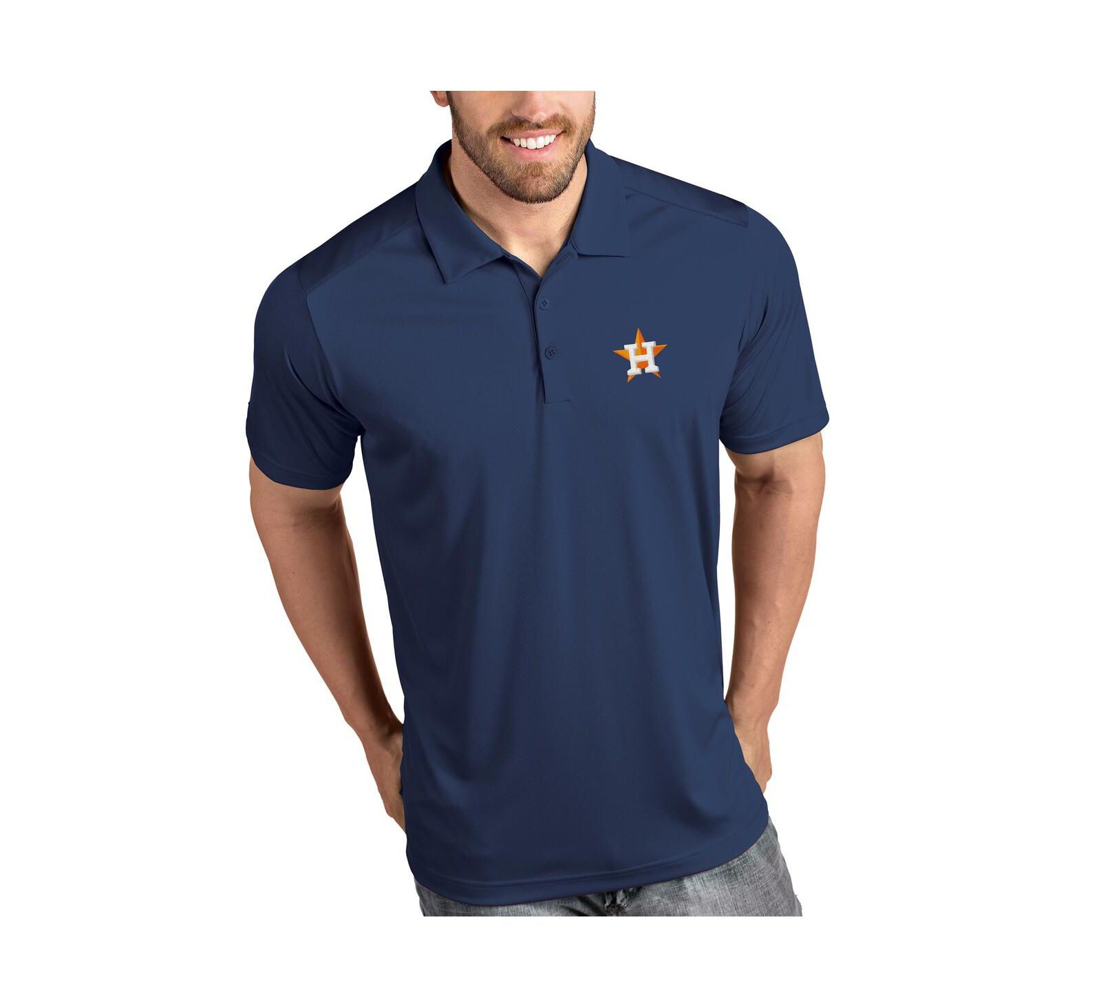 Antigua Men's Navy Houston Astros Tribute Polo