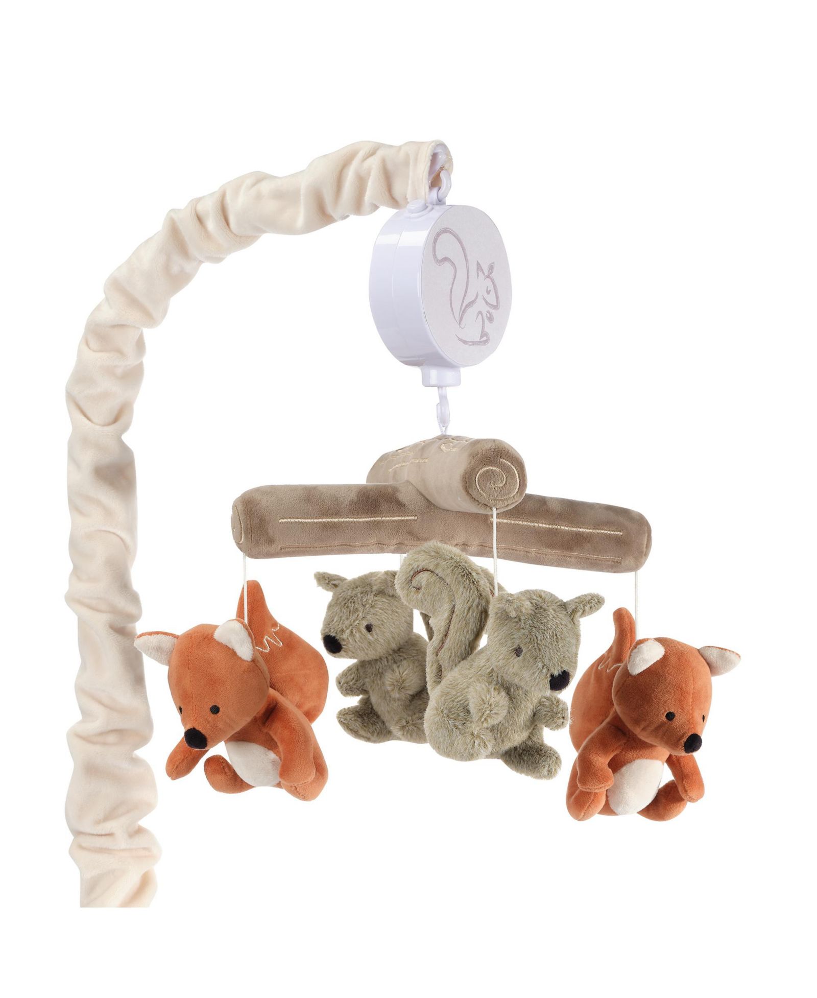 Lambs & Ivy Treetop Fox & Squirrel Musical Woodland Crib Mobile