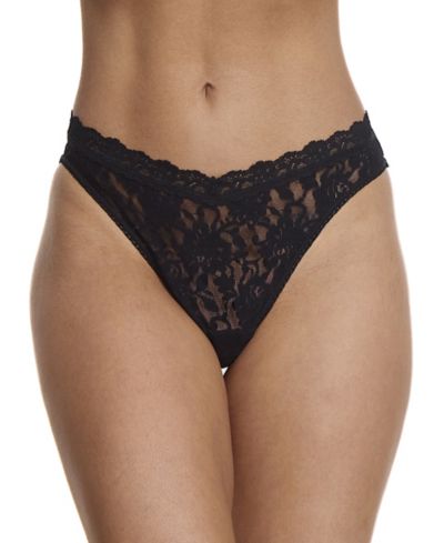 Женские кружевные стринги с высокой посадкой Hanky Panky Signature