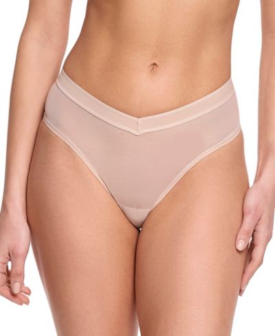 Hanky Panky Women's Mesh High Cut Thong