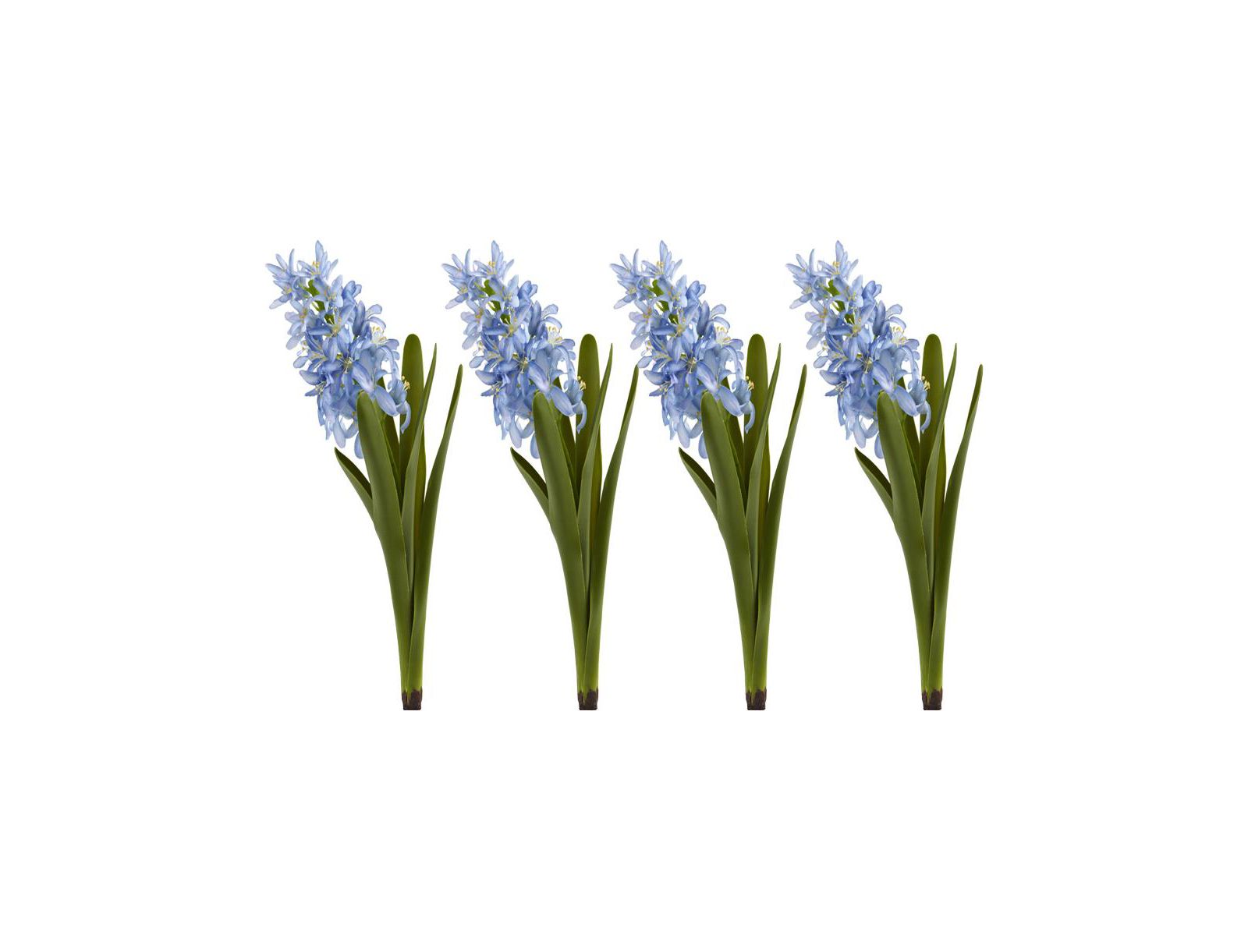Lovely Hyacinth Artificial Flower for Fresh Decor (Set of 4)