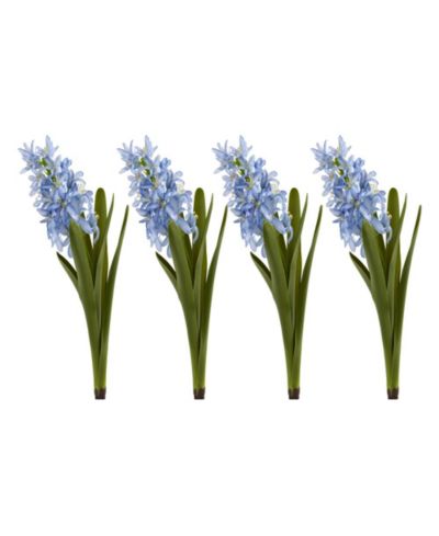 Искусственный цветок Slickblue Lovely Hyacinth для декора (набор из 4 шт.)