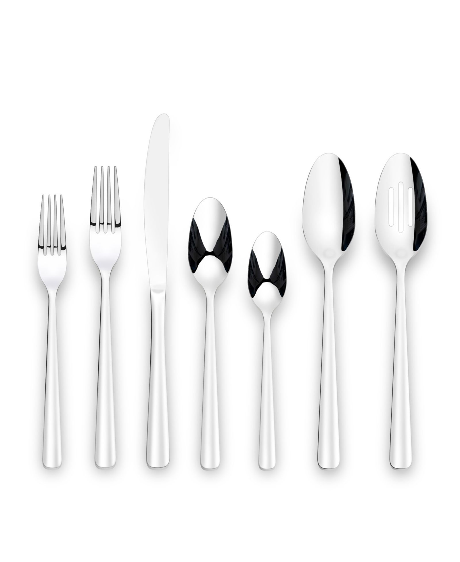Ornative Alicja 42 Piece Flatware Set with Wire Caddy, Service for 8