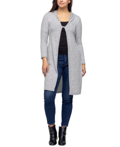 Женский кардиган 24seven Comfort Apparel Long Sleeve Hooded Shrug