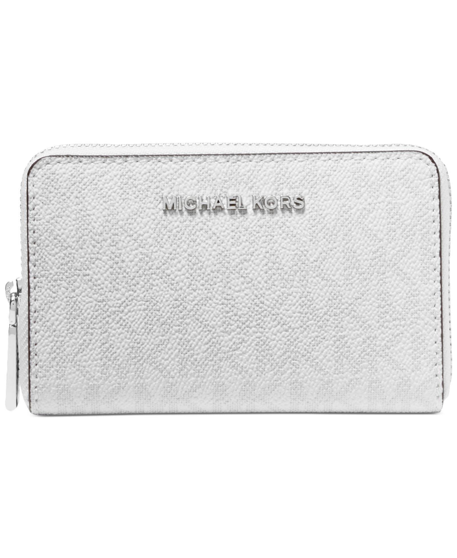 Michael Michael Kors Logo Jet Set Zip-Around Card Case