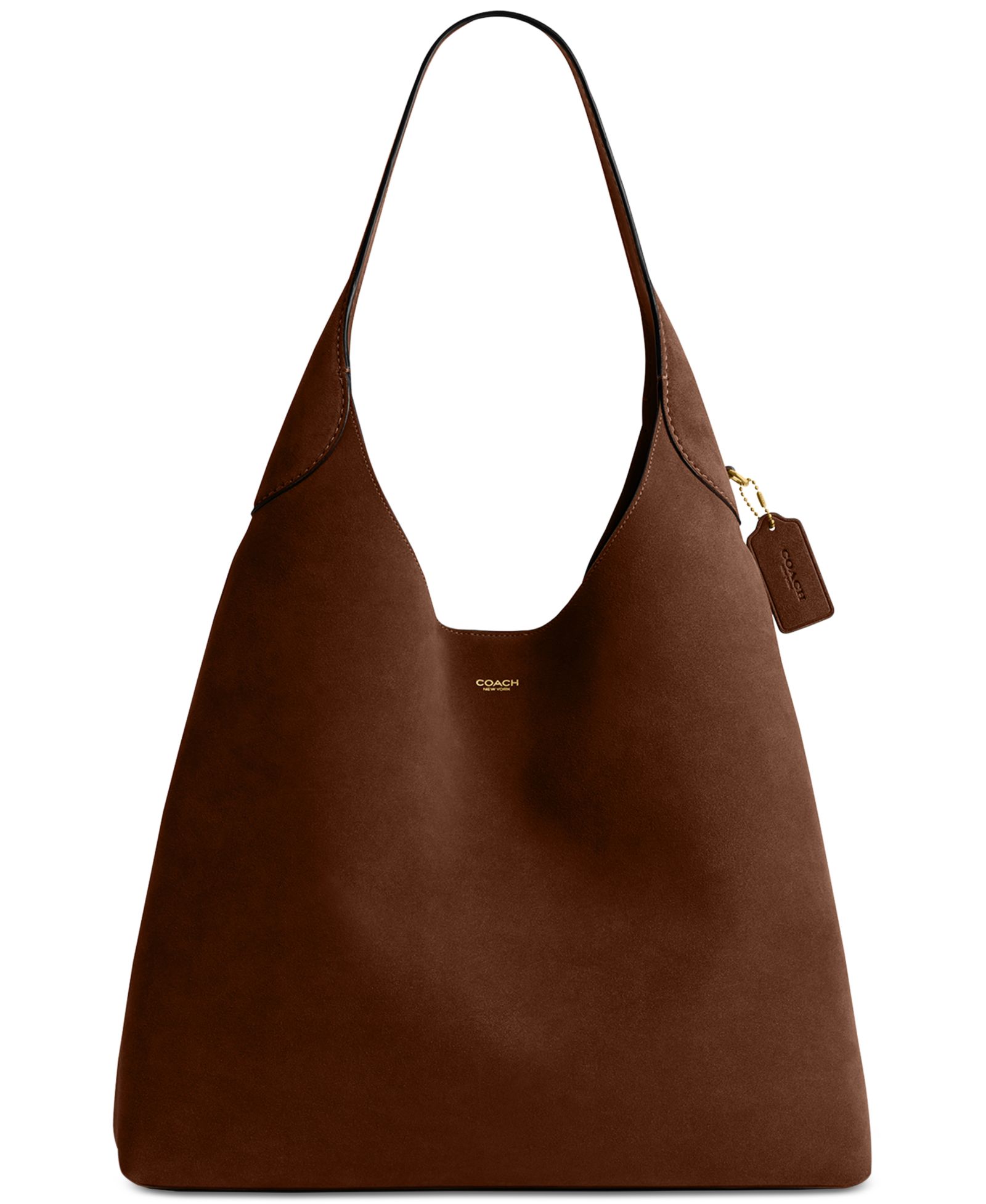 COACH Brooklyn Extra-Large Suede Shoulder Bag 39