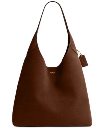Женская замшевая сумка на плечо COACH Brooklyn Extra-Large 39