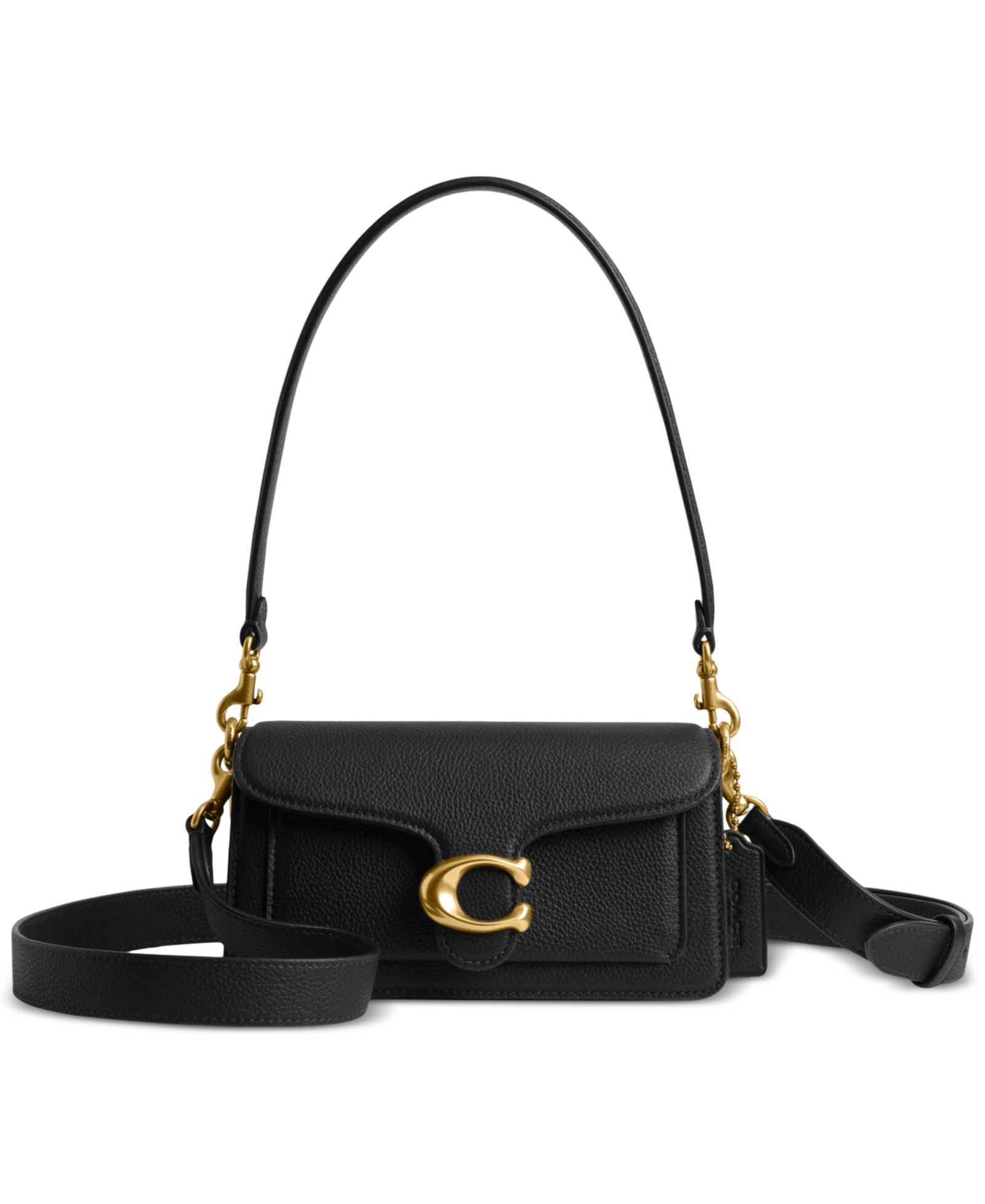 COACH Tabby Small Polished Pebble Leather Shoulder Bag 20