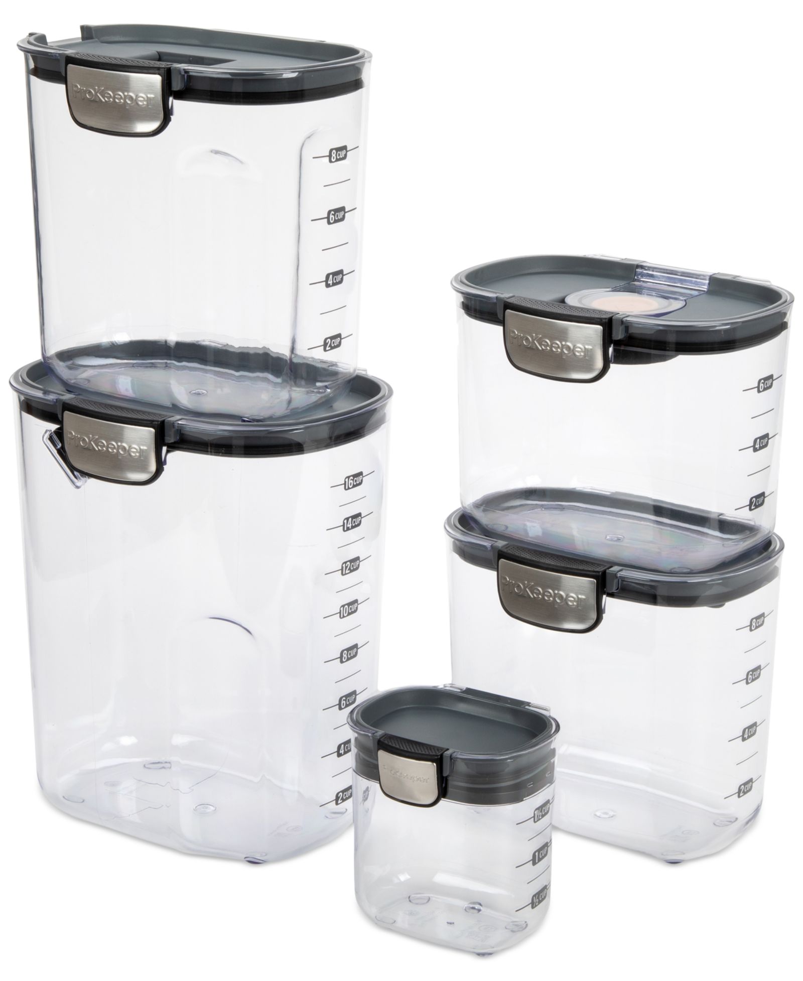 Prepworks Prokeeper+ 9-Piece Professional Baker's Storage Set