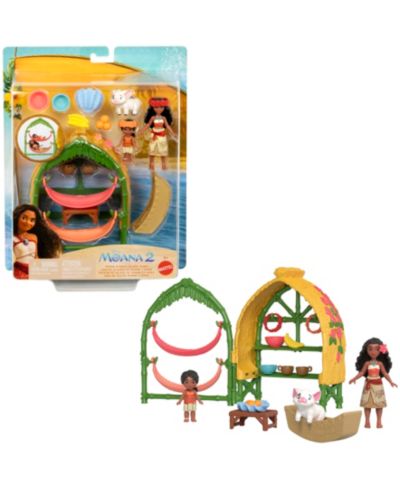 Игровой набор Disney Princess Moana 2 и Simea Village Home
