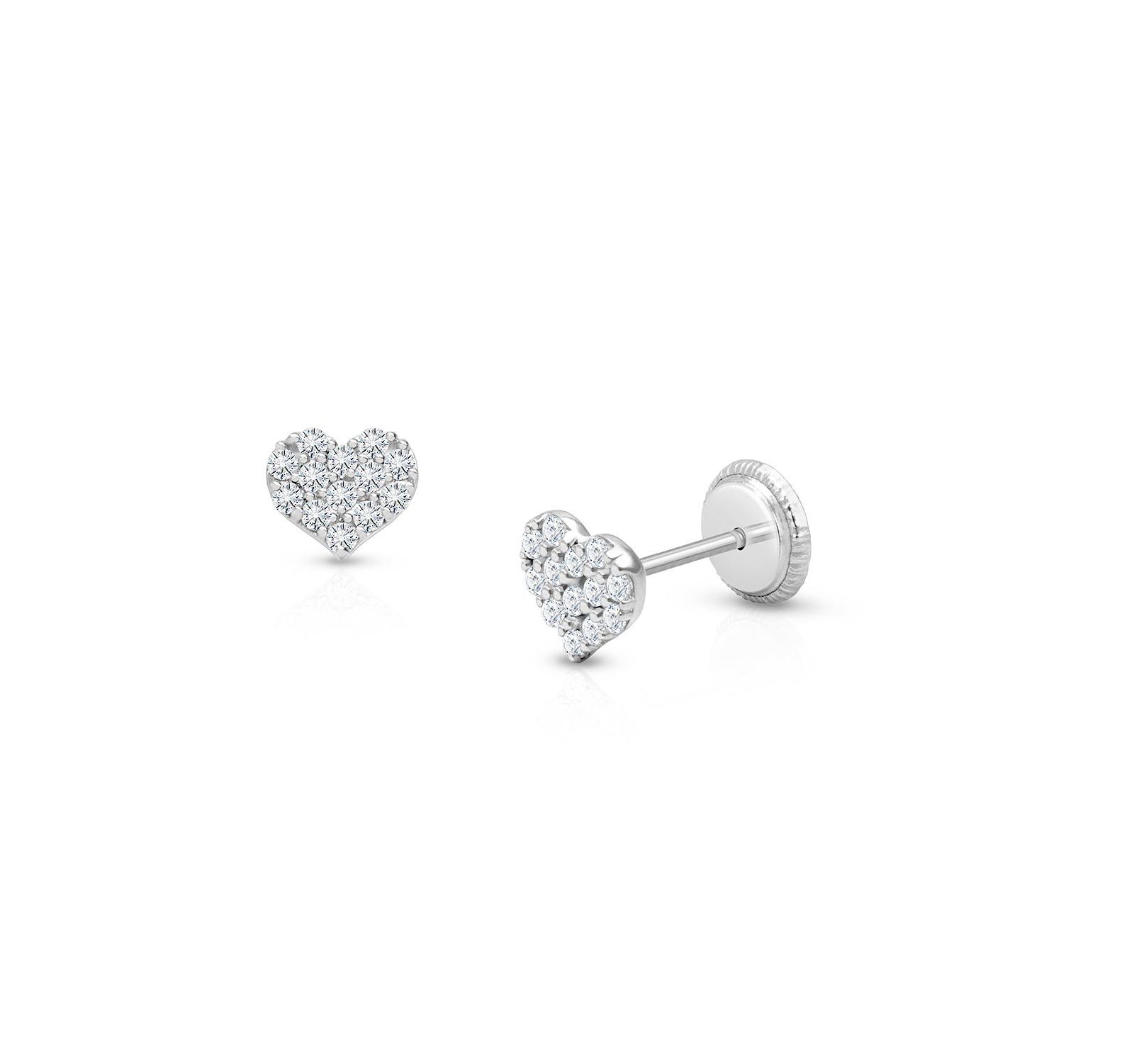 Серьги-гвоздики Tiny Blessings 14K Gold Dearest Heart