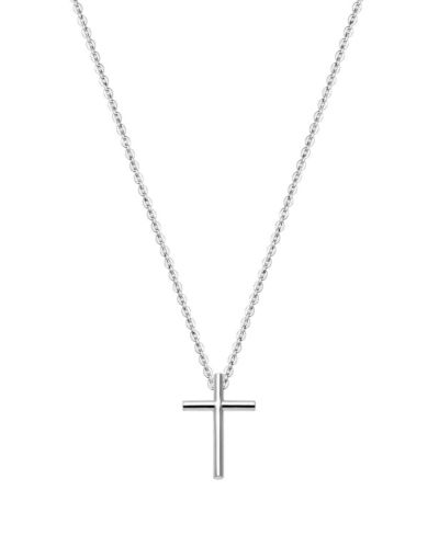 Tiny Blessings 14K Gold Rounded Cross Necklace