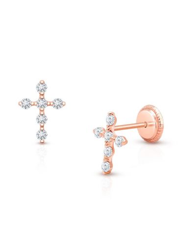Серьги-гвоздики Tiny Blessings 14K Gold Light of Heaven