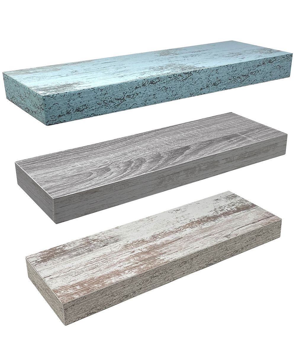 Sorbus 3 Pack 16 Inch  Floating Shelves - for Bedroom, Kitchen, Living Room, Office
