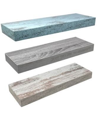 Sorbus 3 Pack 16 Inch  Floating Shelves - for Bedroom, Kitchen, Living Room, Office