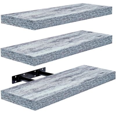 Sorbus 3 Pack 16 Inch  Floating Shelves - for Bedroom, Kitchen, Living Room, Office